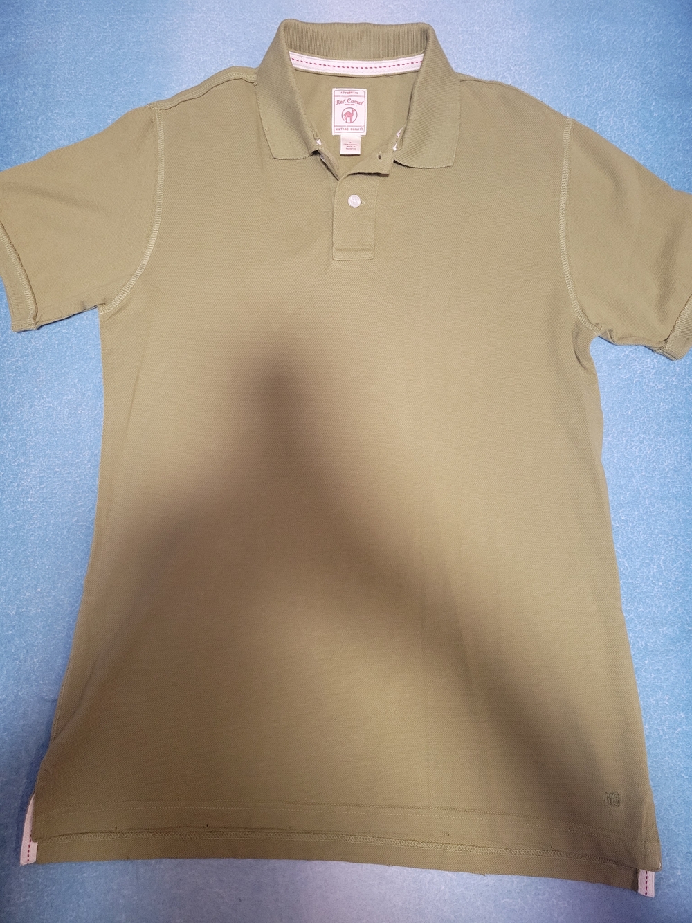 Red Camel Olive Green Men's Polo Shirt